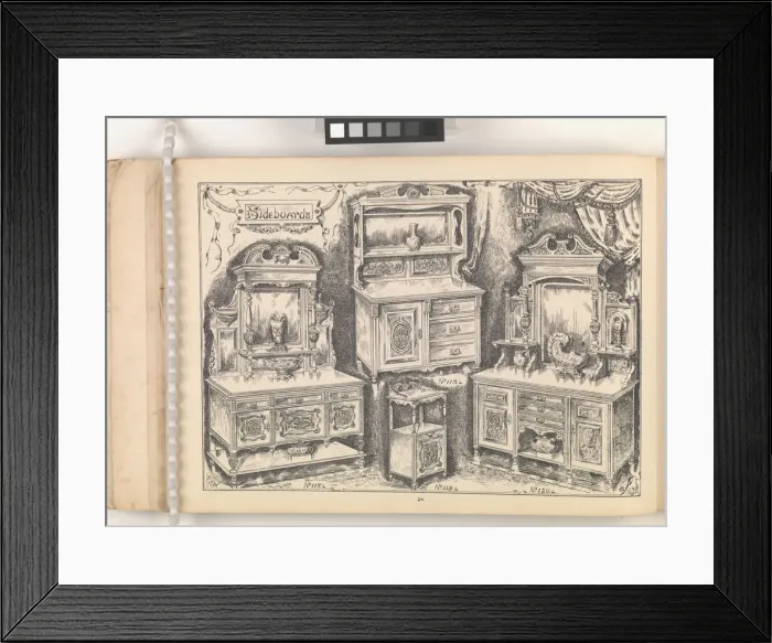 Framed Print : Page from Furniture by C&S. Ltd Framed Print : Page from Furniture by C&S. Ltd