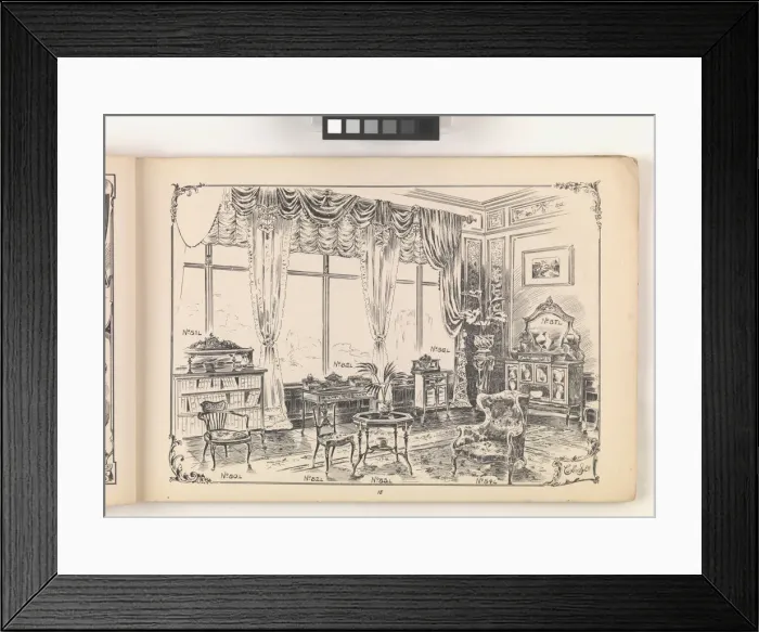 Framed Print : Page from Furniture by C&S. Ltd Framed Print : Page from Furniture by C&S. Ltd