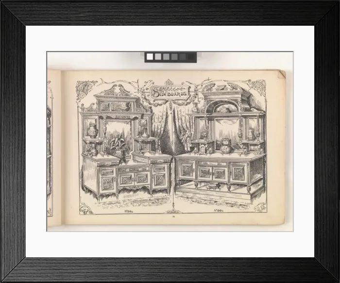 Framed Print : Page from Furniture by C&S. Ltd Framed Print : Page from Furniture by C&S. Ltd