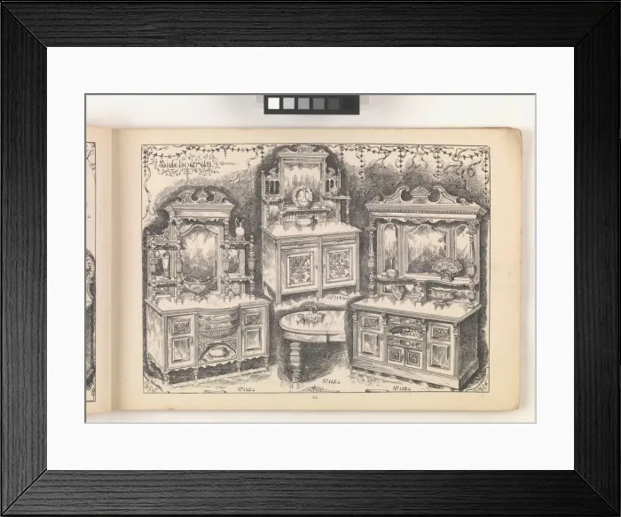 Framed Print : Page from Furniture by C&S. Ltd Framed Print : Page from Furniture by C&S. Ltd