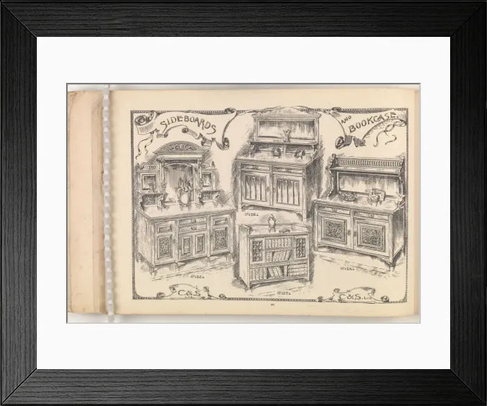 Framed Print : Page from Furniture by C&S. Ltd