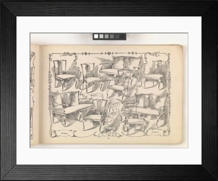 Framed Print : Page from Furniture by C&S. Ltd Framed Print : Page from Furniture by C&S. Ltd