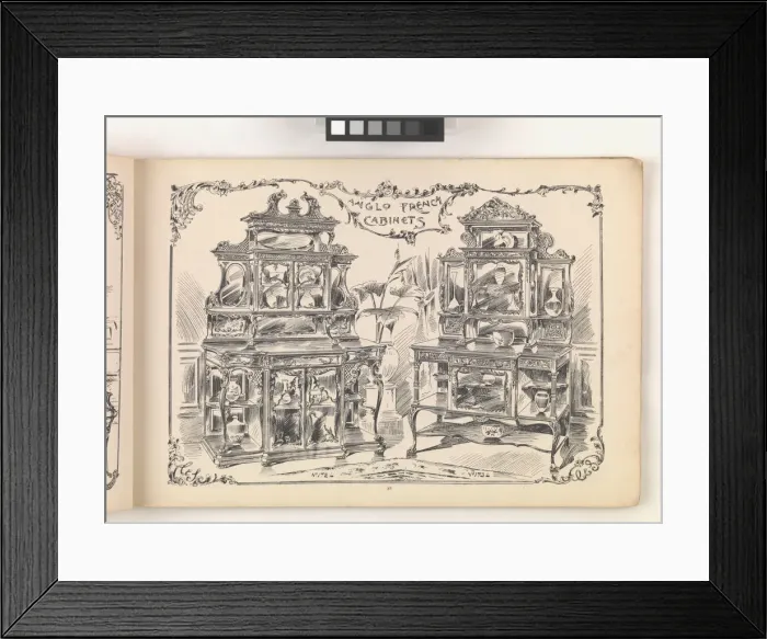 Framed Print : Page from Furniture by C&S. Ltd
