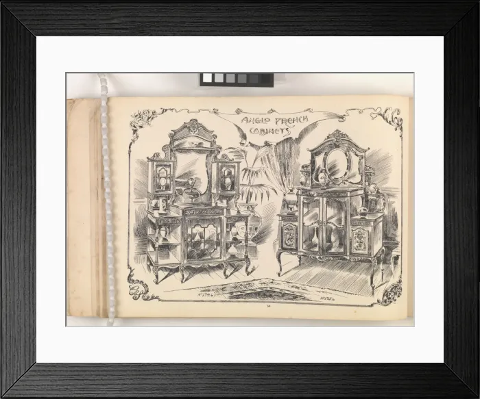 Framed Print : Page from Furniture by C&S. Ltd Framed Print : Page from Furniture by C&S. Ltd