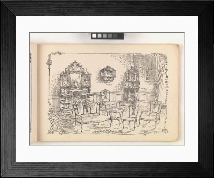 Framed Print : Page from Furniture by C&S. Ltd Framed Print : Page from Furniture by C&S. Ltd