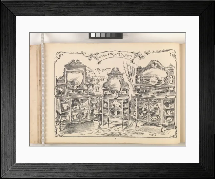 Framed Print : Page from Furniture by C&S. Ltd Framed Print : Page from Furniture by C&S. Ltd