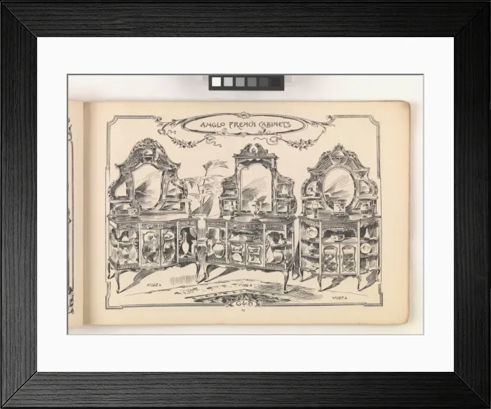 Framed Print : Page from Furniture by C&S. Ltd Framed Print : Page from Furniture by C&S. Ltd