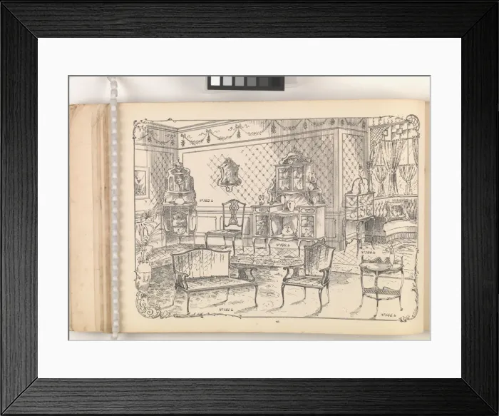 Framed Print : Page from Furniture by C&S. Ltd Framed Print : Page from Furniture by C&S. Ltd