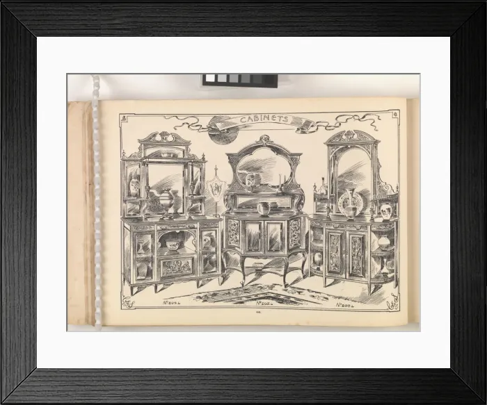 Framed Print : Page from Furniture by C&S. Ltd Framed Print : Page from Furniture by C&S. Ltd