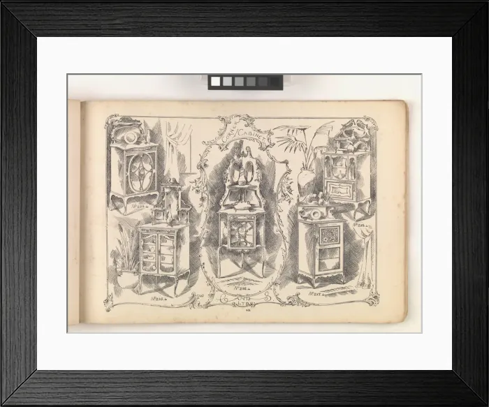 Framed Print : Page from Furniture by C&S. Ltd Framed Print : Page from Furniture by C&S. Ltd