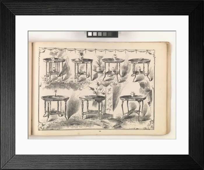 Framed Print : Page from Furniture by C&S. Ltd Framed Print : Page from Furniture by C&S. Ltd