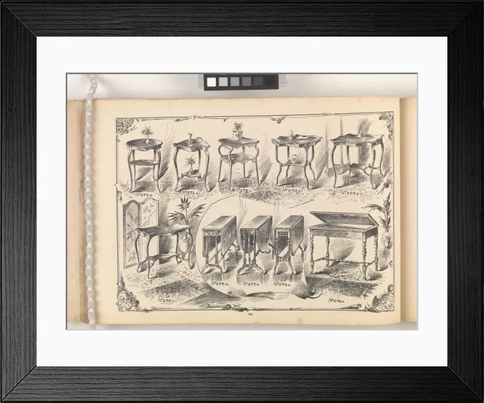 Framed Print : Page from Furniture by C&S. Ltd Framed Print : Page from Furniture by C&S. Ltd