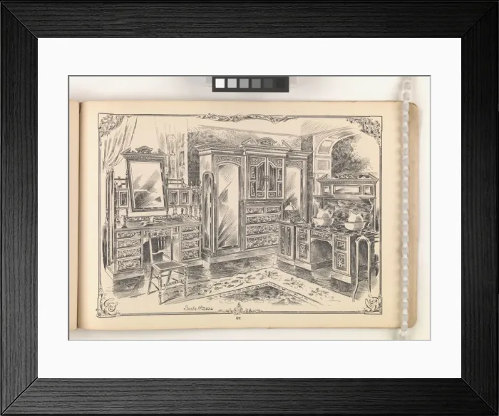 Framed Print : Page from Furniture by C&S. Ltd Framed Print : Page from Furniture by C&S. Ltd