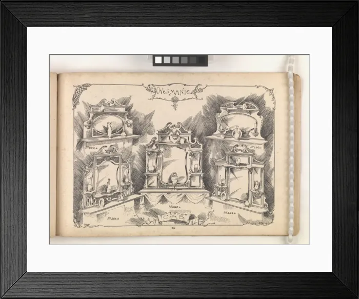 Framed Print : Page from Furniture by C&S. Ltd Framed Print : Page from Furniture by C&S. Ltd
