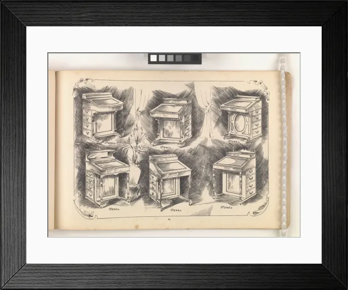 Framed Print : Page from Furniture by C&S. Ltd Framed Print : Page from Furniture by C&S. Ltd