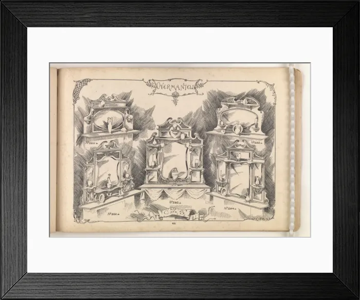 Framed Print : Page from Furniture by C&S. Ltd Framed Print : Page from Furniture by C&S. Ltd