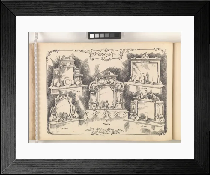 Framed Print : Page from Furniture by C&S. Ltd Framed Print : Page from Furniture by C&S. Ltd