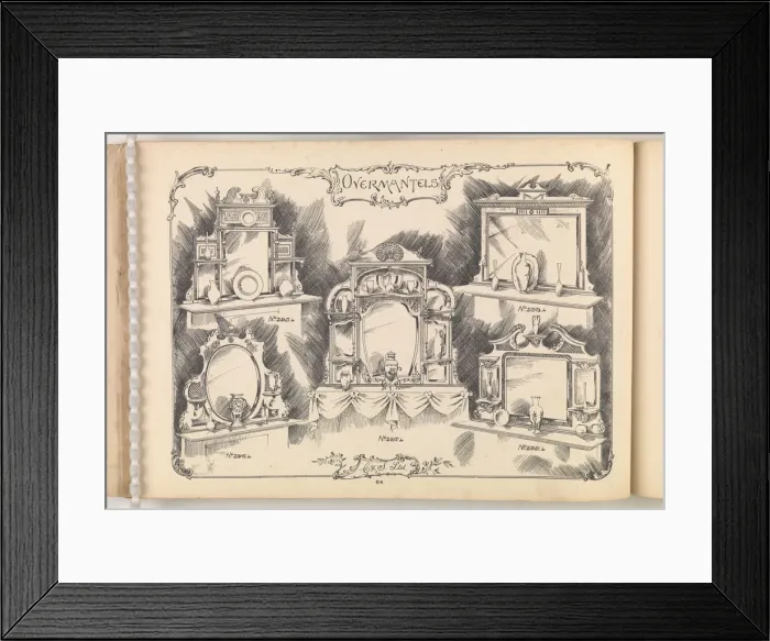 Framed Print : Page from Furniture by C&S. Ltd Framed Print : Page from Furniture by C&S. Ltd