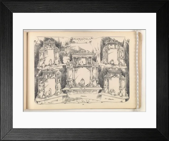 Framed Print : Page from Furniture by C&S. Ltd Framed Print : Page from Furniture by C&S. Ltd