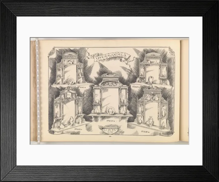 Framed Print : Page from Furniture by C&S. Ltd