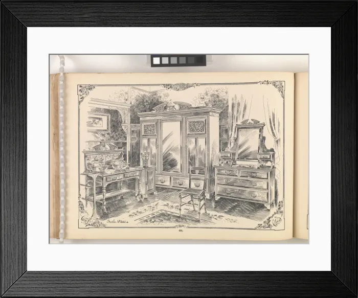 Framed Print : Page from Furniture by C&S. Ltd Framed Print : Page from Furniture by C&S. Ltd