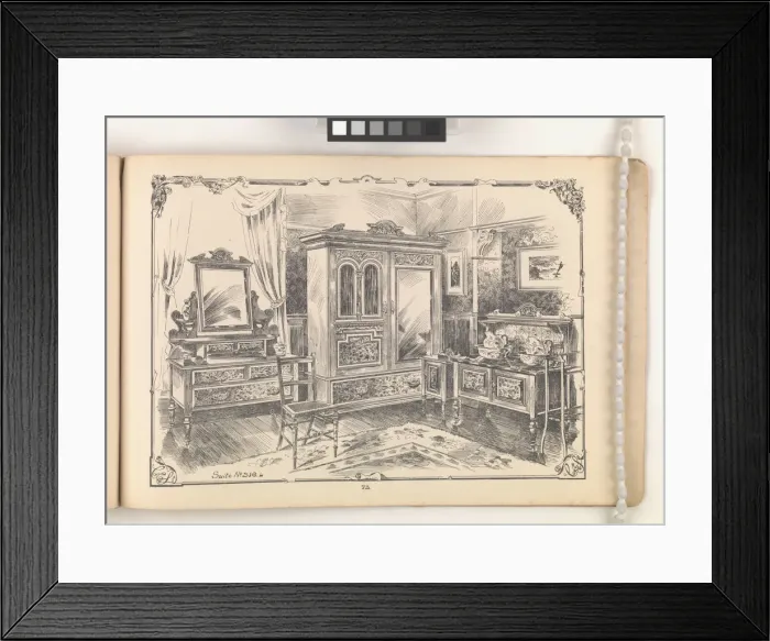 Framed Print : Page from Furniture by C&S. Ltd Framed Print : Page from Furniture by C&S. Ltd