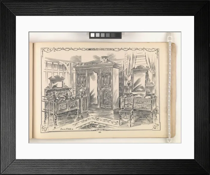 Framed Print : Page from Furniture by C&S. Ltd Framed Print : Page from Furniture by C&S. Ltd