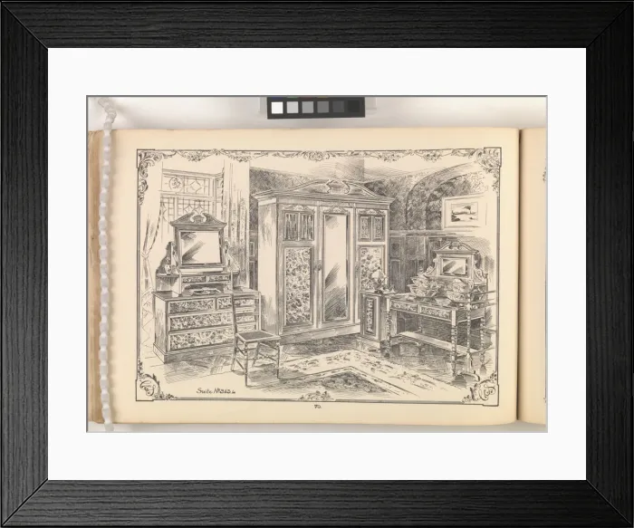 Framed Print : Page from Furniture by C&S. Ltd Framed Print : Page from Furniture by C&S. Ltd