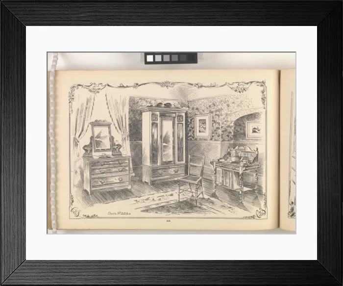 Framed Print : Page from Furniture by C&S. Ltd Framed Print : Page from Furniture by C&S. Ltd