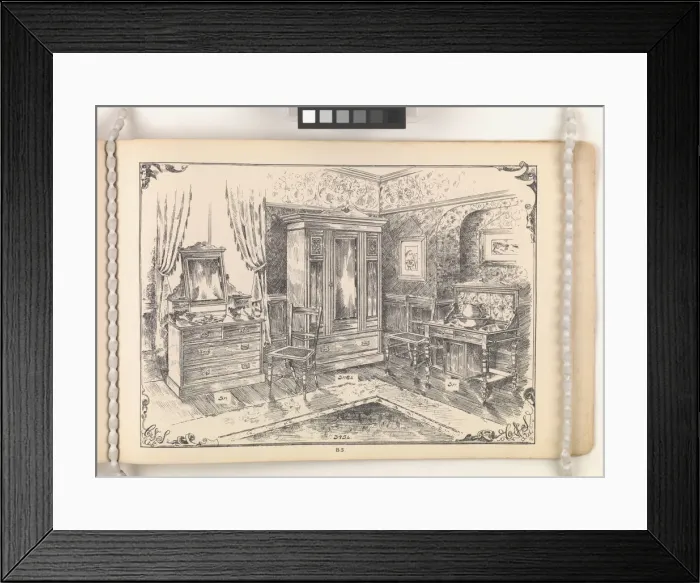 Framed Print : Page from Furniture by C&S. Ltd Framed Print : Page from Furniture by C&S. Ltd