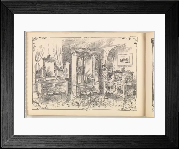 Framed Print : Page from Furniture by C&S. Ltd Framed Print : Page from Furniture by C&S. Ltd
