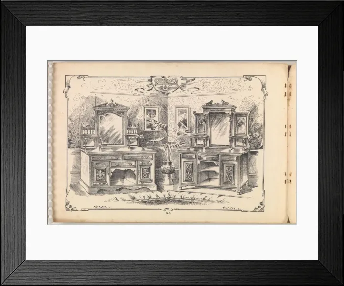 Framed Print : Page from Furniture by C&S. Ltd