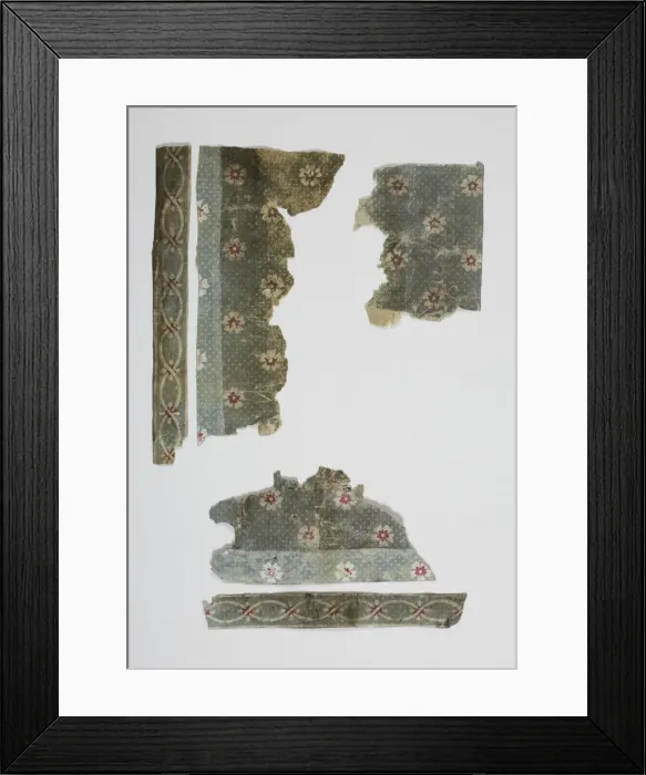 Framed Print : Wallpaper border fragments Framed Print : Wallpaper border fragments