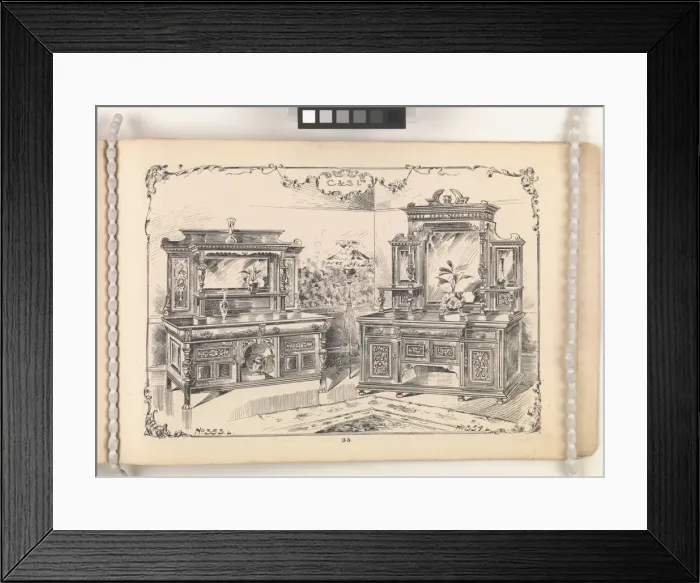 Framed Print : Page from Furniture by C&S. Ltd Framed Print : Page from Furniture by C&S. Ltd