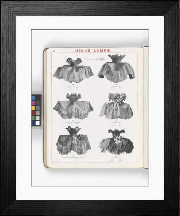 Framed Print : Page from Hinks Lamps catalogue Framed Print : Page from Hinks Lamps catalogue