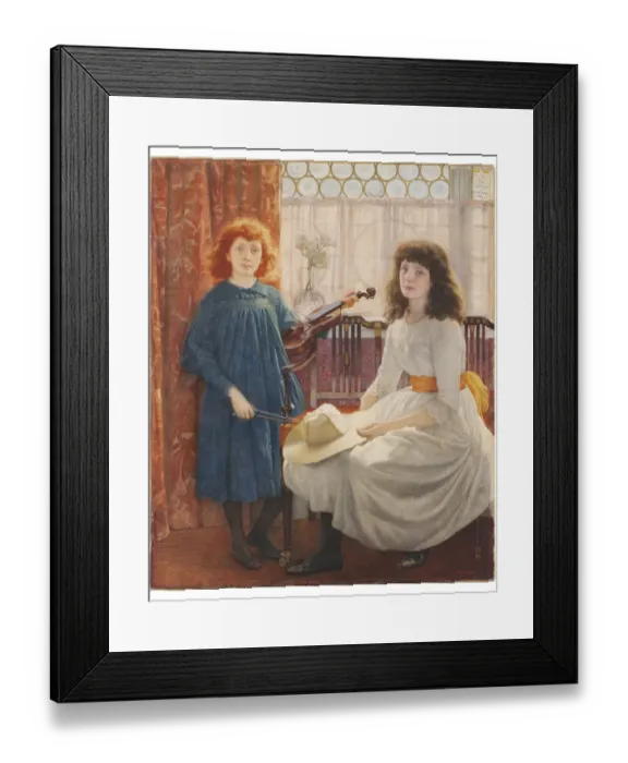 Framed Print : Portrait of Bell and Dorothy Freeman Framed Print : Portrait of Bell and Dorothy Freeman