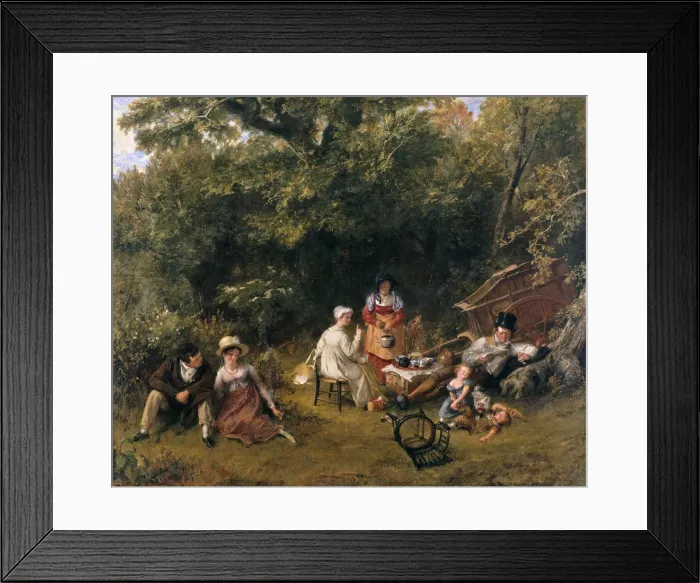 Framed Print : Londoners Gypsying Framed Print : Londoners Gypsying