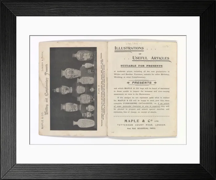 Framed Print : Pages from Illustrations of Useful Articles Suitable for Pr Framed Print : Pages from Illustrations of Useful Articles Suitable for Pr