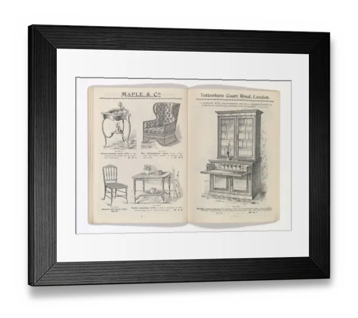 Framed Print : Pages from Illustrations of Useful Articles Suitable for Pr