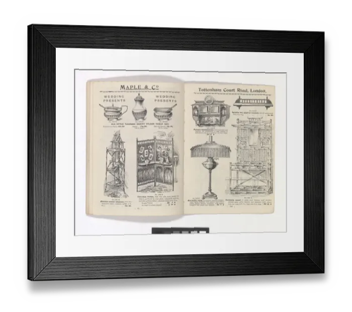 Framed Print : Pages from Illustrations of Useful Articles Suitable for Pr Framed Print : Pages from Illustrations of Useful Articles Suitable for Pr