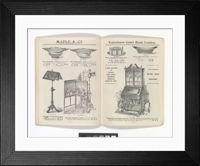 Framed Print : Pages from Illustrations of Useful Articles Suitable for Pr