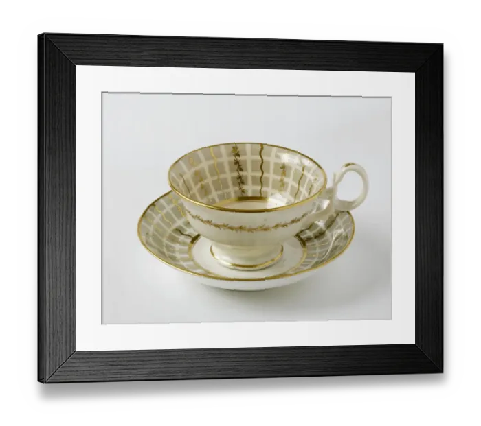 Framed Print : Teacup and saucer Framed Print : Teacup and saucer