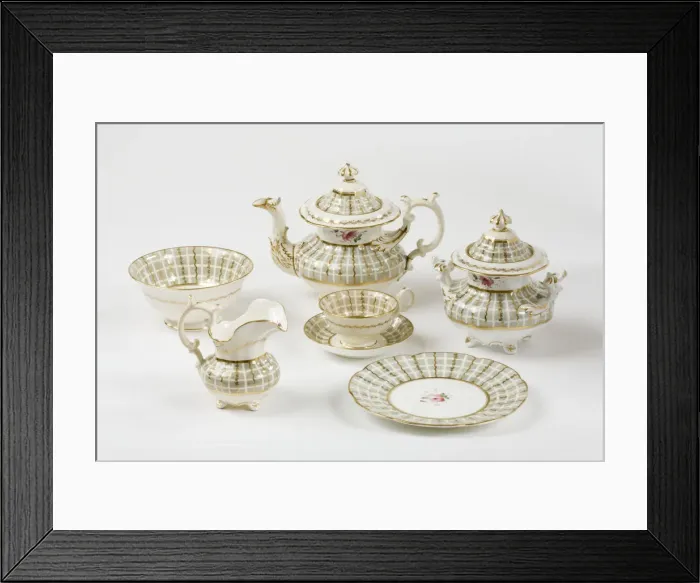 Framed Print : Porcelain tea service Framed Print : Porcelain tea service