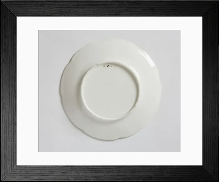 Framed Print : Plate, reverse Framed Print : Plate, reverse