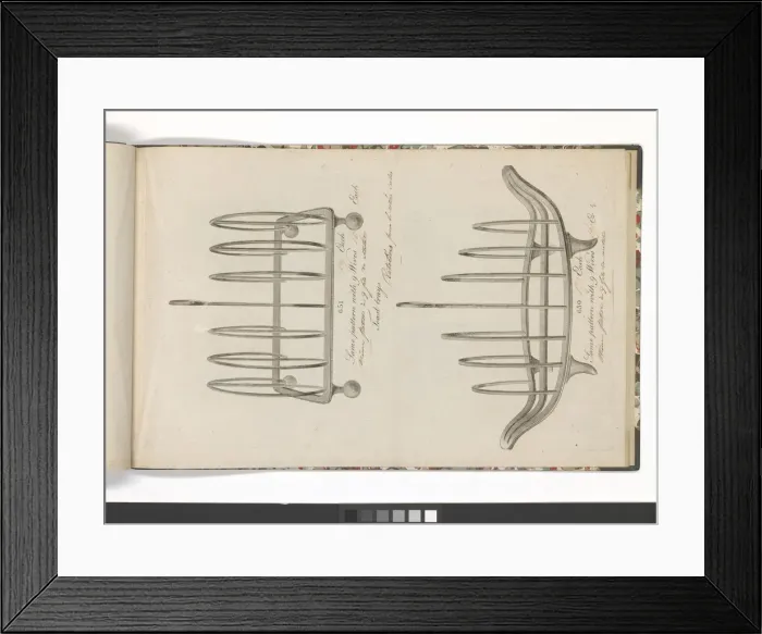 Framed Print : Page from a catalogue of domestic silverware Framed Print : Page from a catalogue of domestic silverware