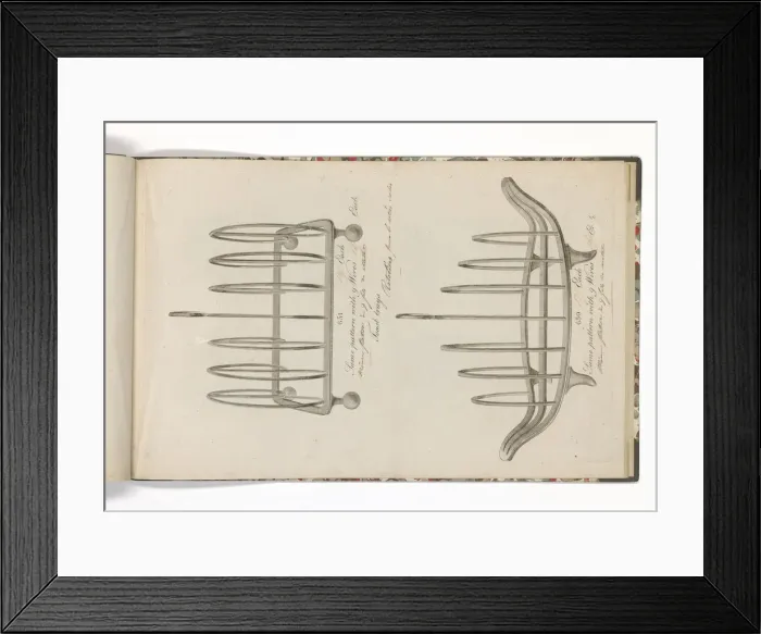 Framed Print : Page from a catalogue of domestic silverware Framed Print : Page from a catalogue of domestic silverware