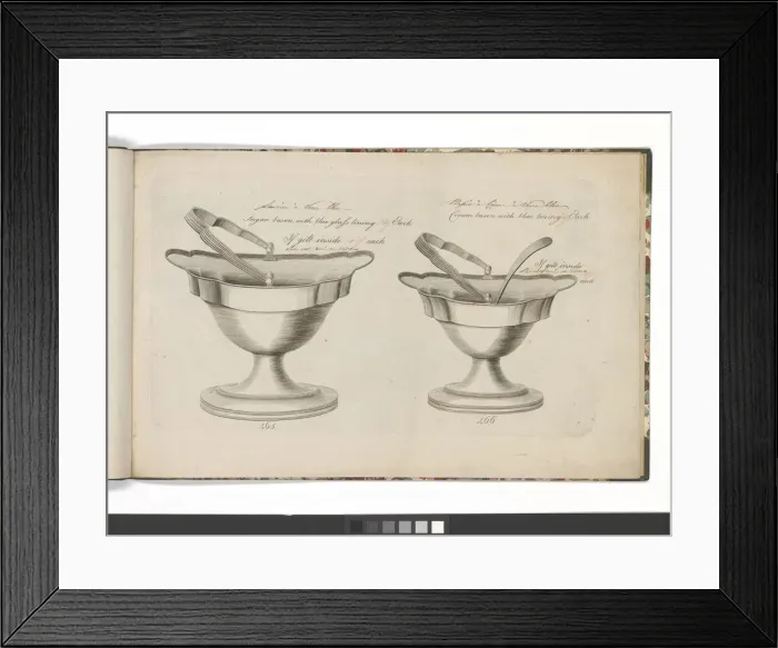 Framed Print : Page from a catalogue of domestic silverware Framed Print : Page from a catalogue of domestic silverware