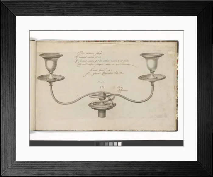 Framed Print : Page from a catalogue of domestic silverware Framed Print : Page from a catalogue of domestic silverware