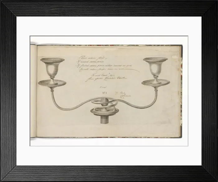Framed Print : Page from a catalogue of domestic silverware Framed Print : Page from a catalogue of domestic silverware