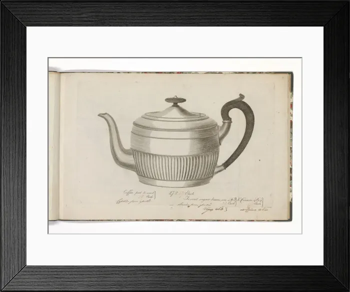 Framed Print : Page from a catalogue of domestic silverware Framed Print : Page from a catalogue of domestic silverware